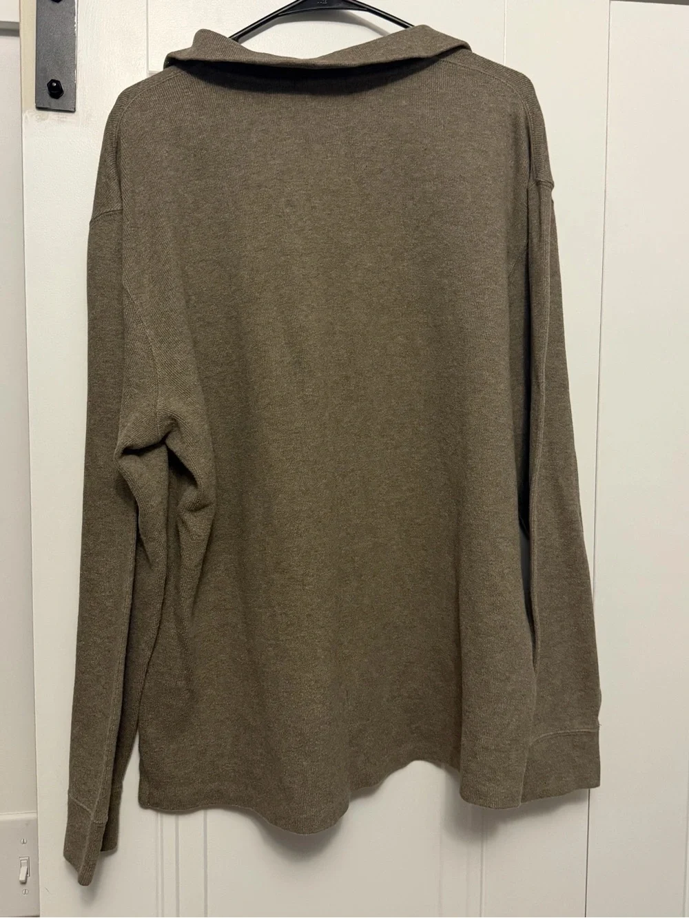 Ralph Lauren Polo Men's Olive Green Quarter-Zip Sweater